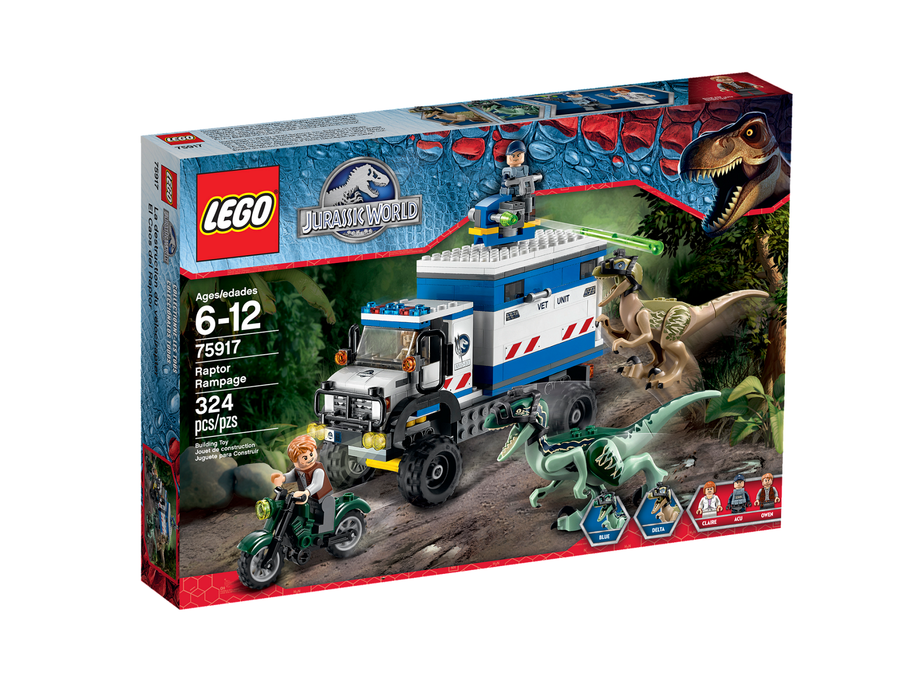 Изображение товара Конструктор LEGO Jurassic World 75917 324 дет. Изображение товара Конструктор LEGO Jurassic World 75917 324 дет.