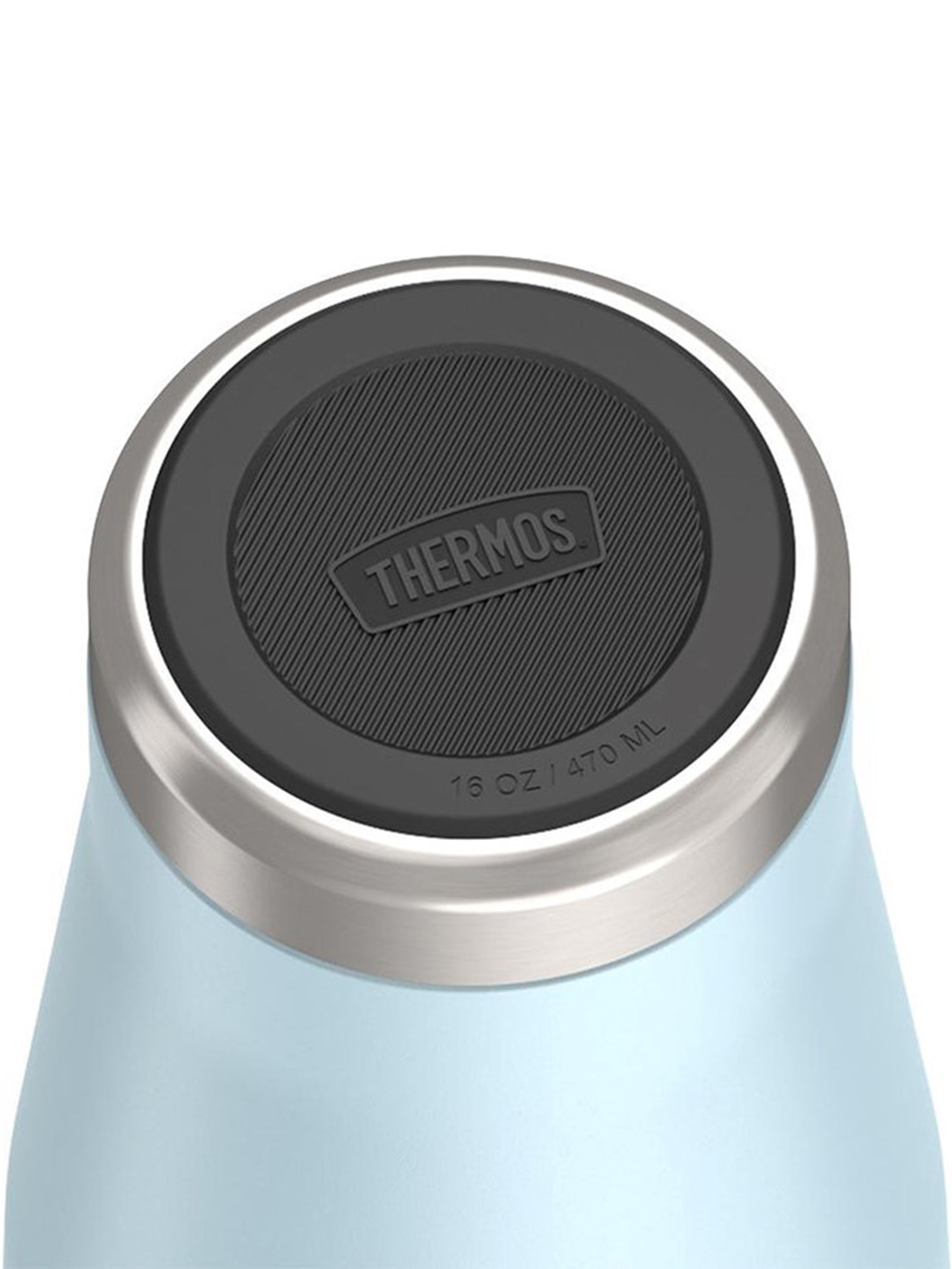 Термокружка для кофе чая 470 мл THERMOS ICON-1012 голубая – нержавеющая сталь герметичная тепло/холод 7/22 часа - фото 10