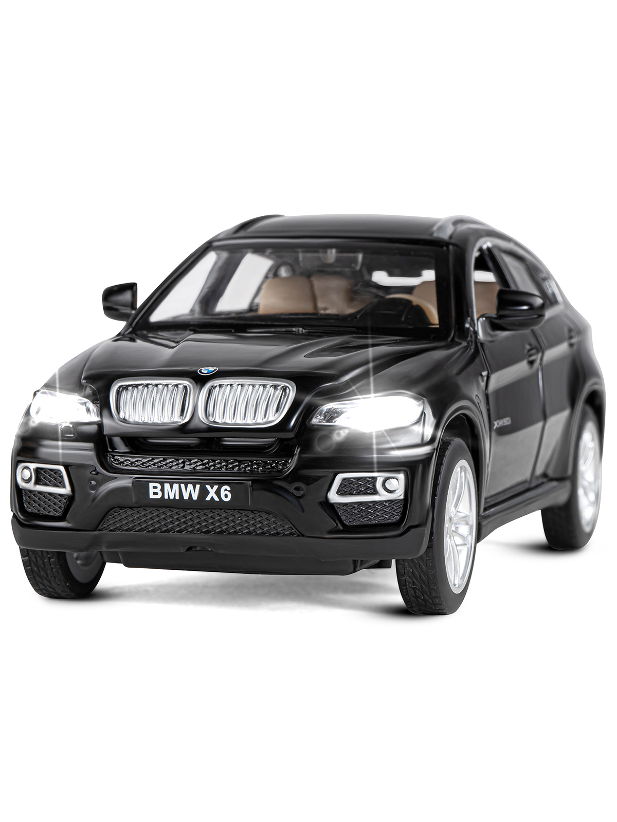 Внедорожник АВТОпанорама BMW X6 1:32 JB1251157 - фото 11