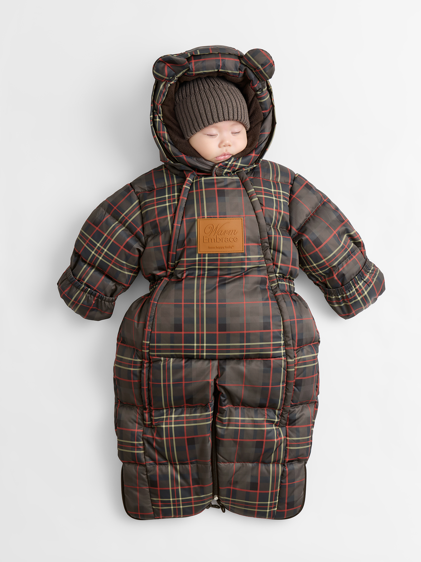 Комбинезон-трансформер Happy Baby 89144-0_dark chocolate (checkered) - фото 2