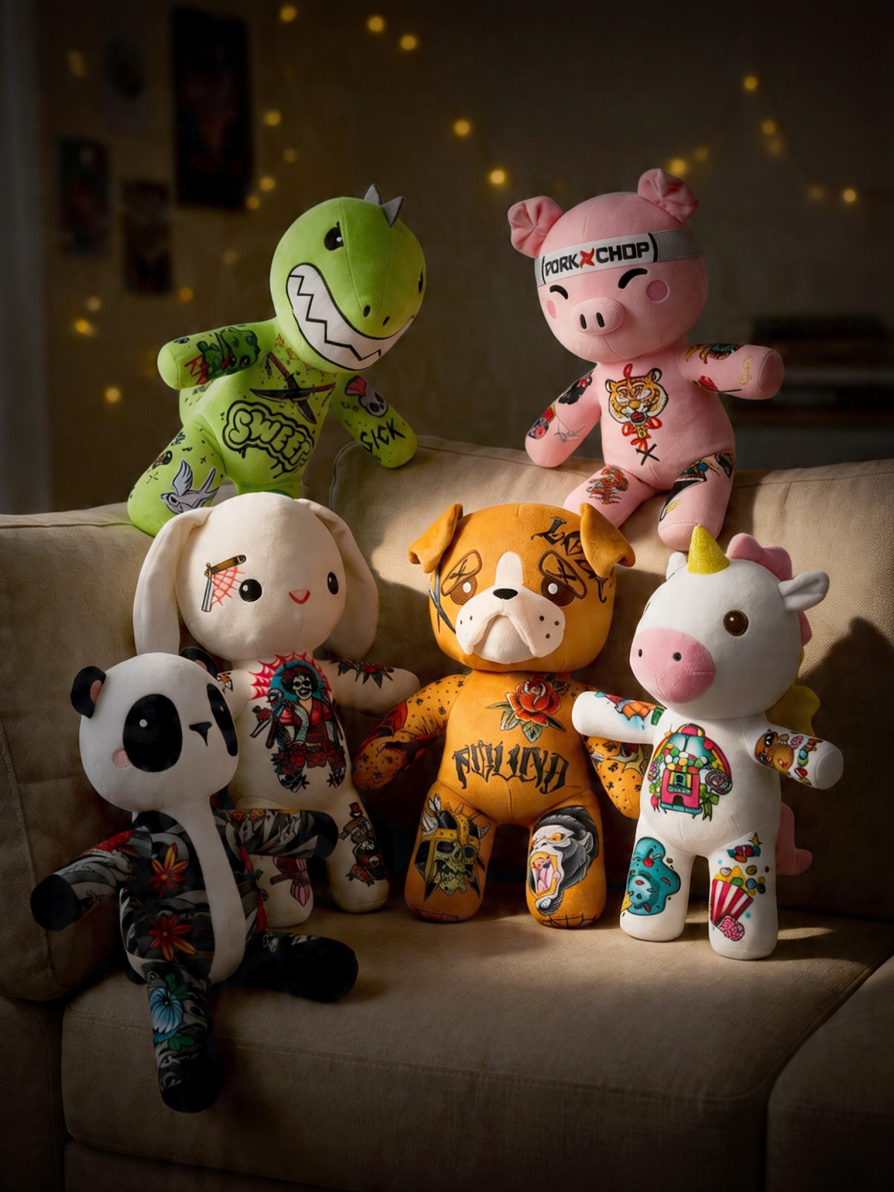 Мягкая игрушка Tattoo Zoo Единорог Кэнди 38 см - фото 9