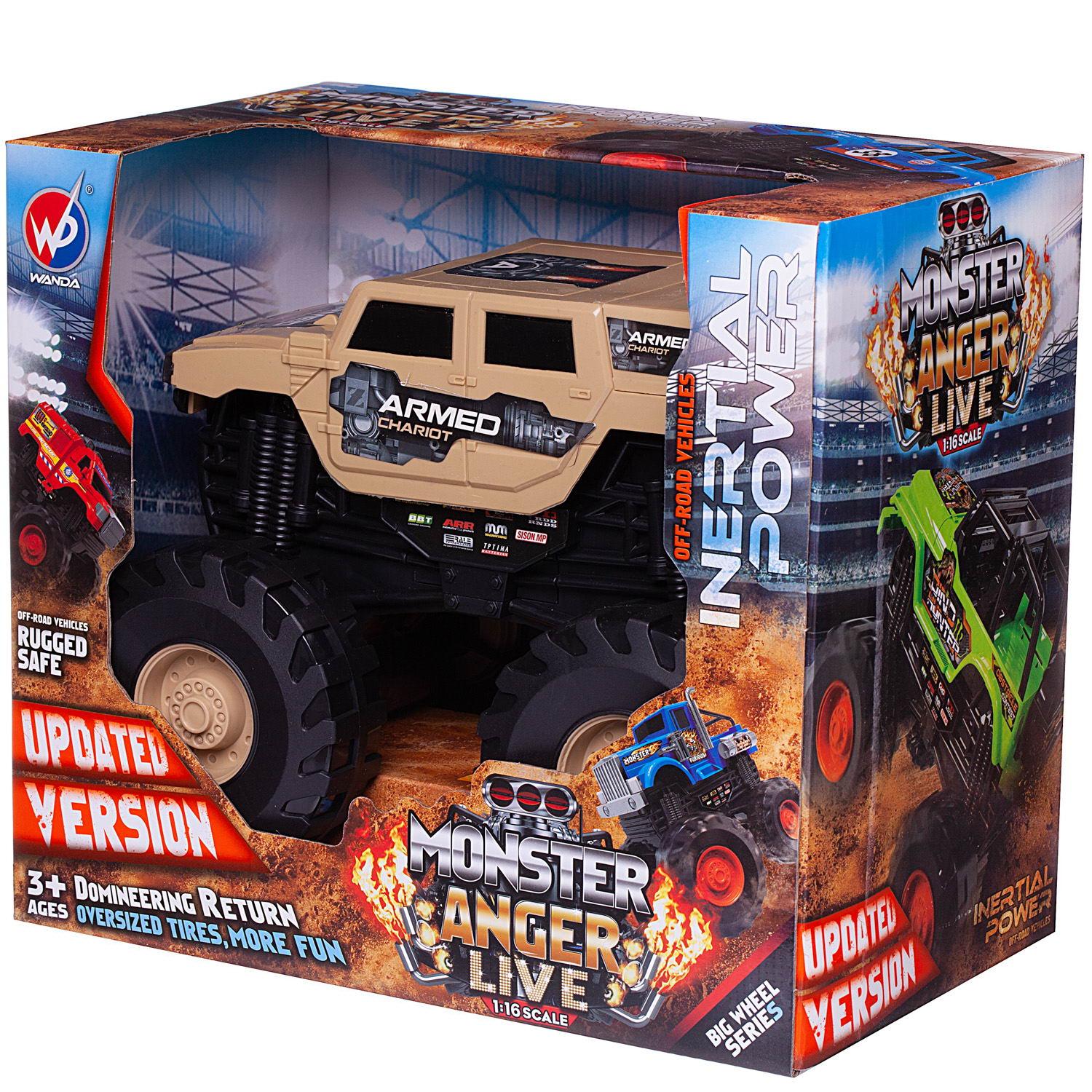 Внедорожник Junfa Jeep 1:16 WC-11582/бежевая - фото 2