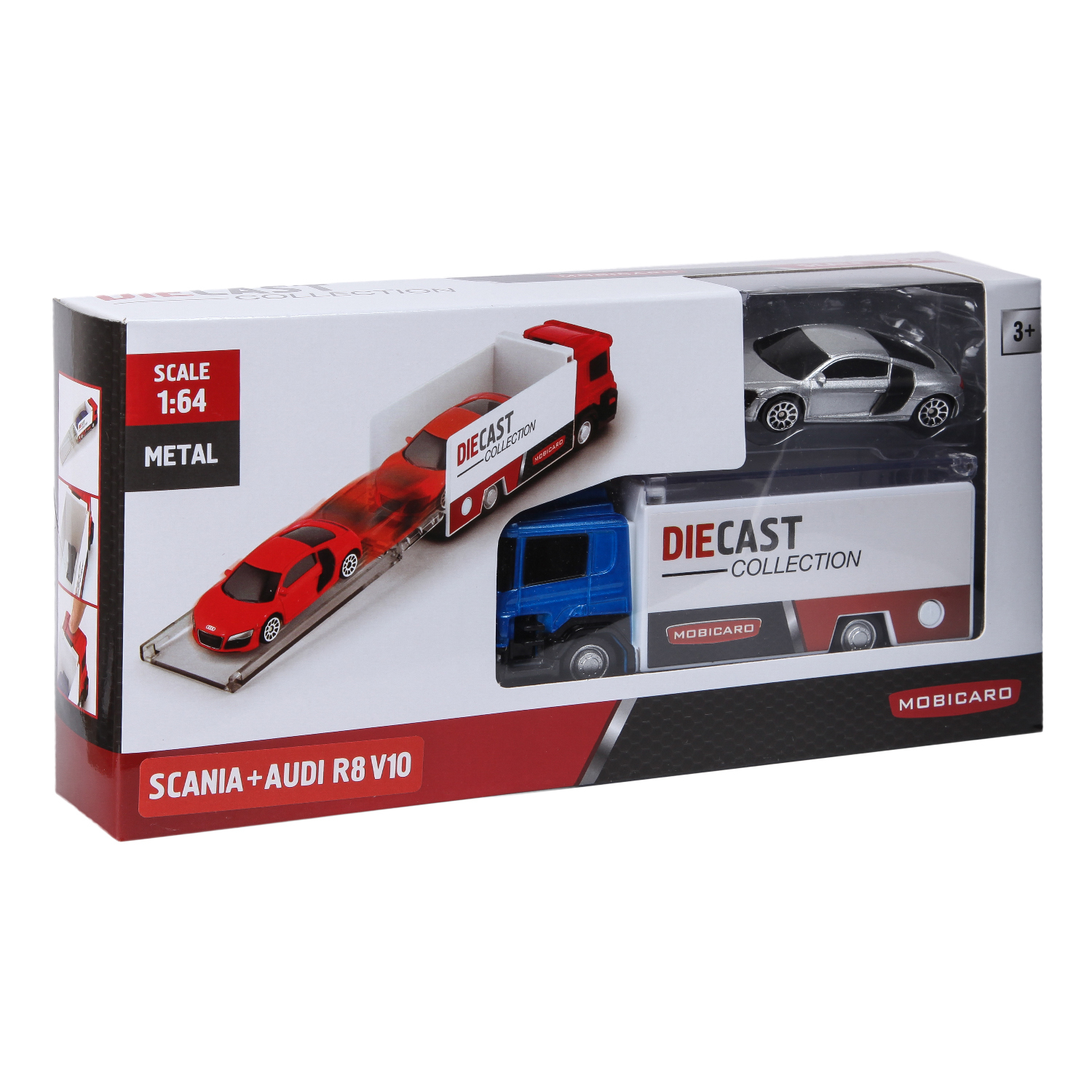 Автовоз Mobicaro Scania R8 1:64 144302S(A) - фото 2