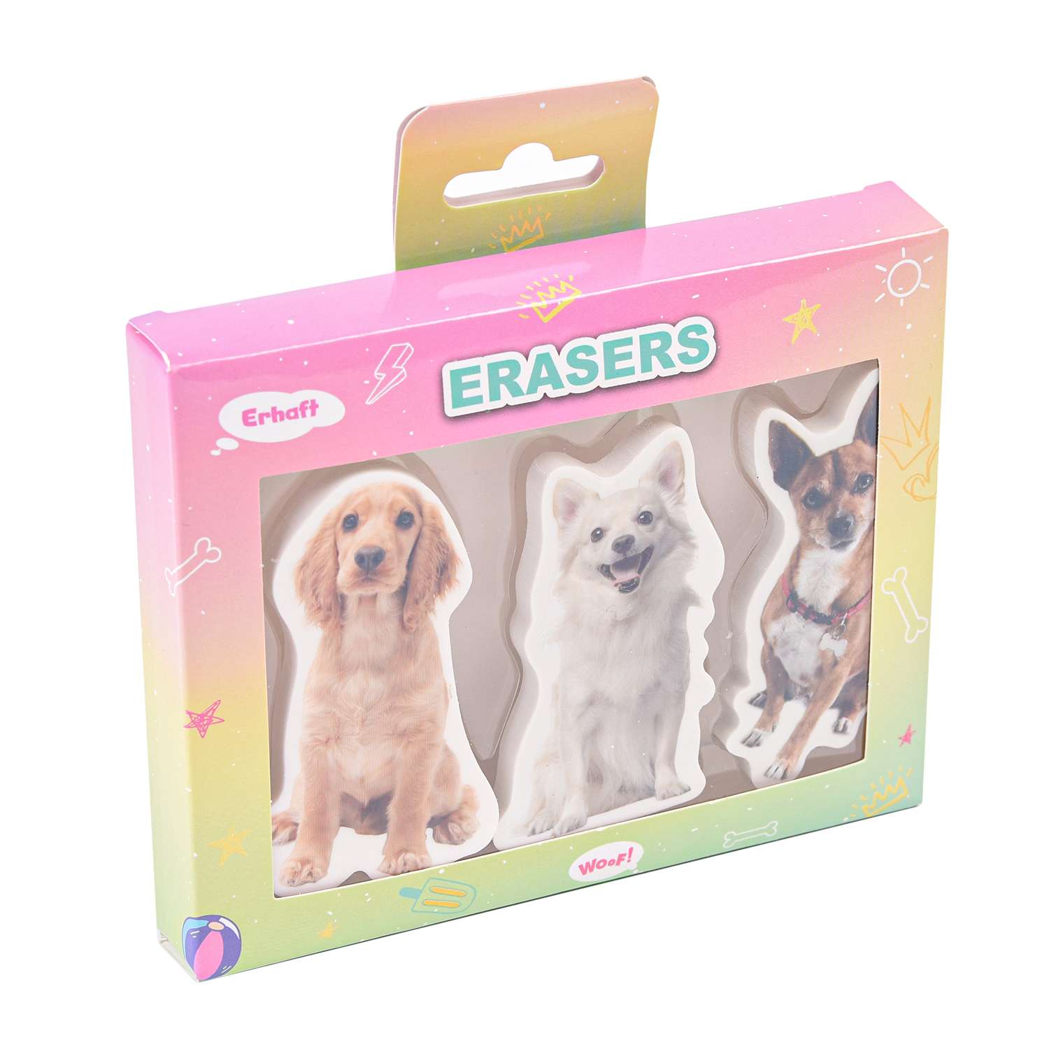 Ластик Erhaft Dogs 3 шт. - фото 3
