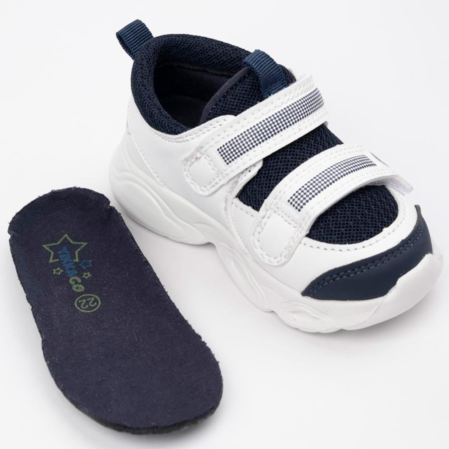 Кроссовки TikkaGo 1A10_5237_white-navy - фото 5