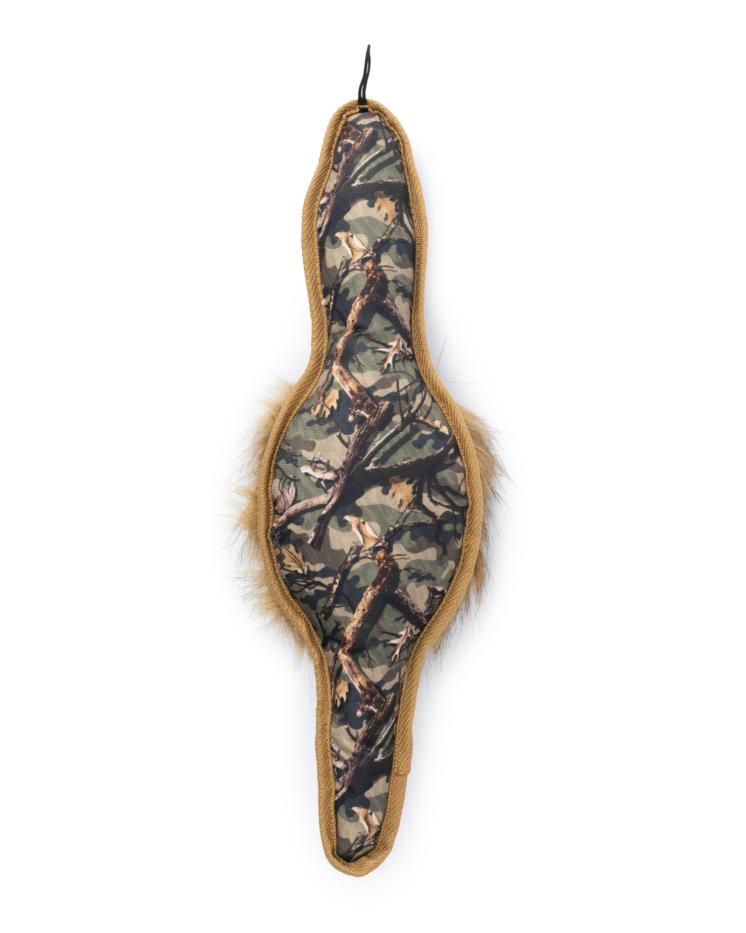 Игрушка для собак Barbaks Утка-камуфляж особо прочная мягкая пищит 12*44см - фото 3