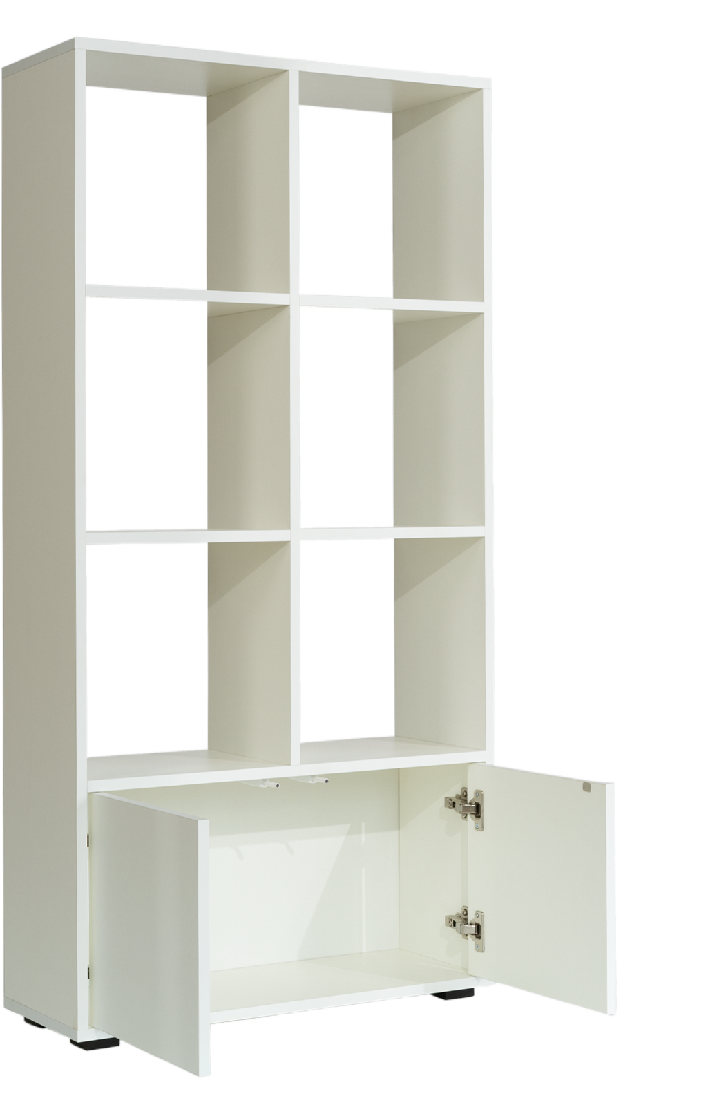 Стеллаж перегородка Comfort Avenue Антонио белый 101 141.2х70.4х26 - фото 2