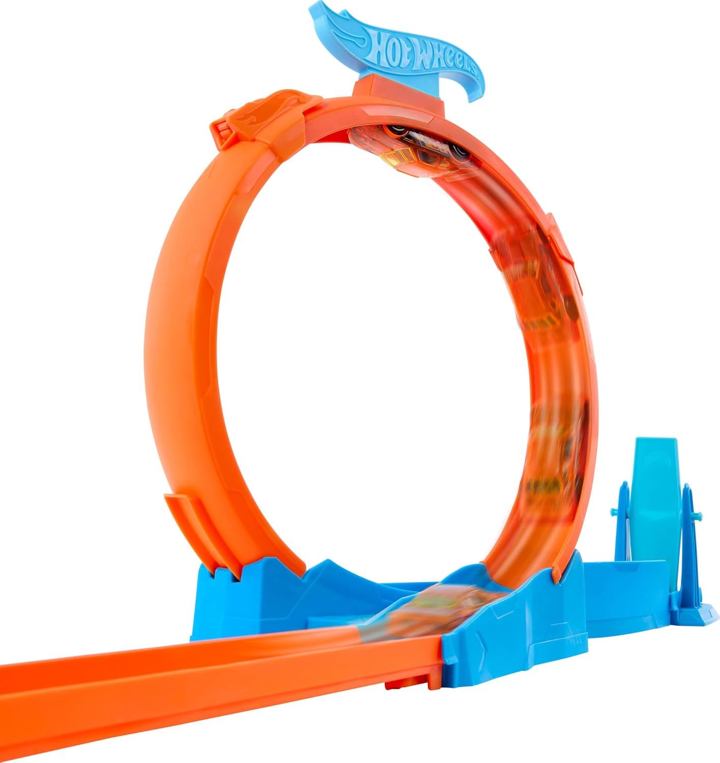 Трек Hot Wheels тройная петля JDW39 - фото 4