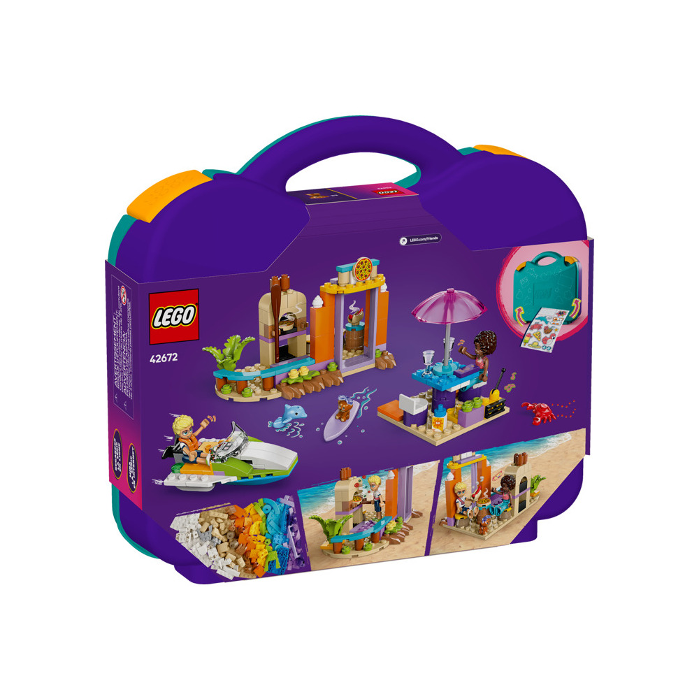 Конструктор LEGO Friends Творческий чемодан Пляж 42672 124 дет. - фото 6