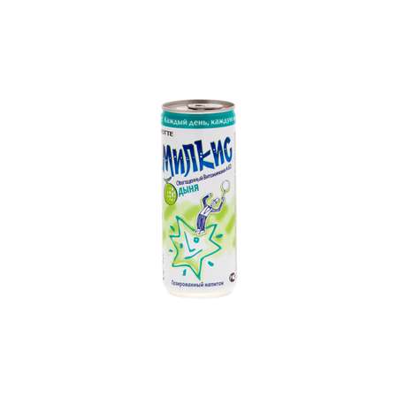 Напиток безалкогольный газированный Lotte Милкис Дыня 0.25л