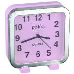 Часы-будильник Perfeo Quartz PF-TC-018 красные
