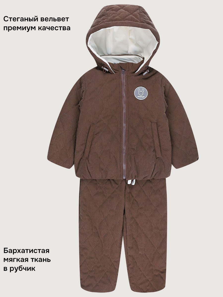 Костюм NIKASTYLE 7м9126 фундук - фото 4