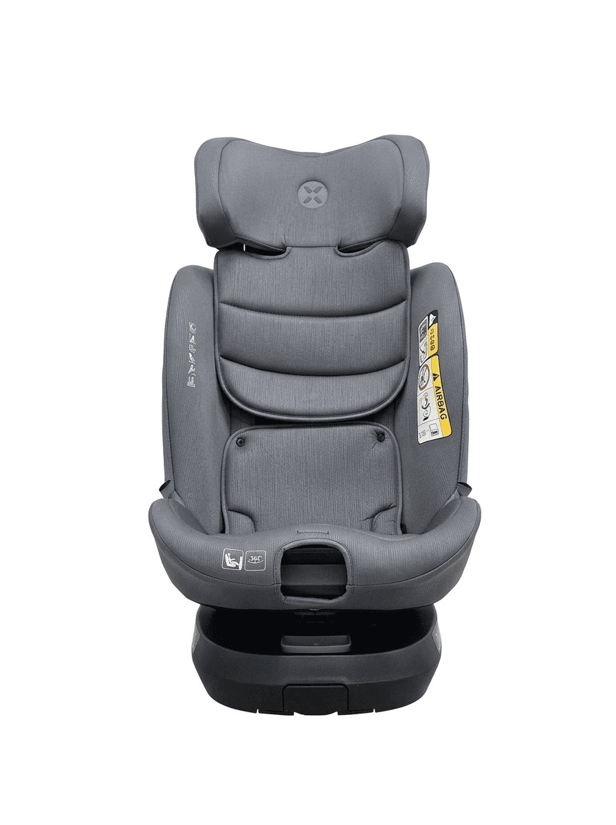 Автокресло agex Grow i-Fix Isofix 0+/1/2/3 (0-36 кг) серый - фото 6