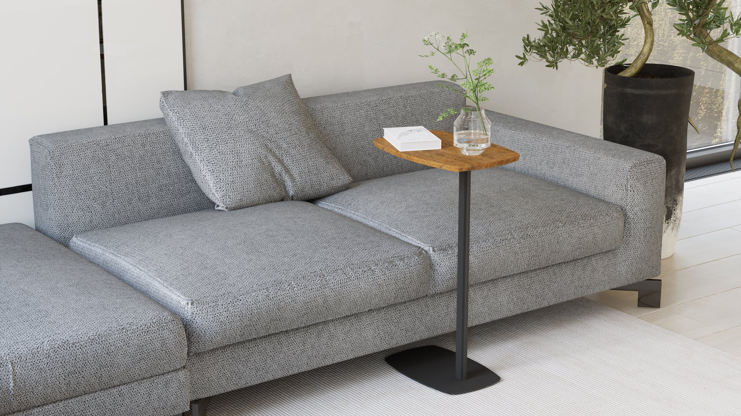 Стол придиванный КАЛИФОРНИЯ МЕБЕЛЬ Дей дуб американский - фото 3