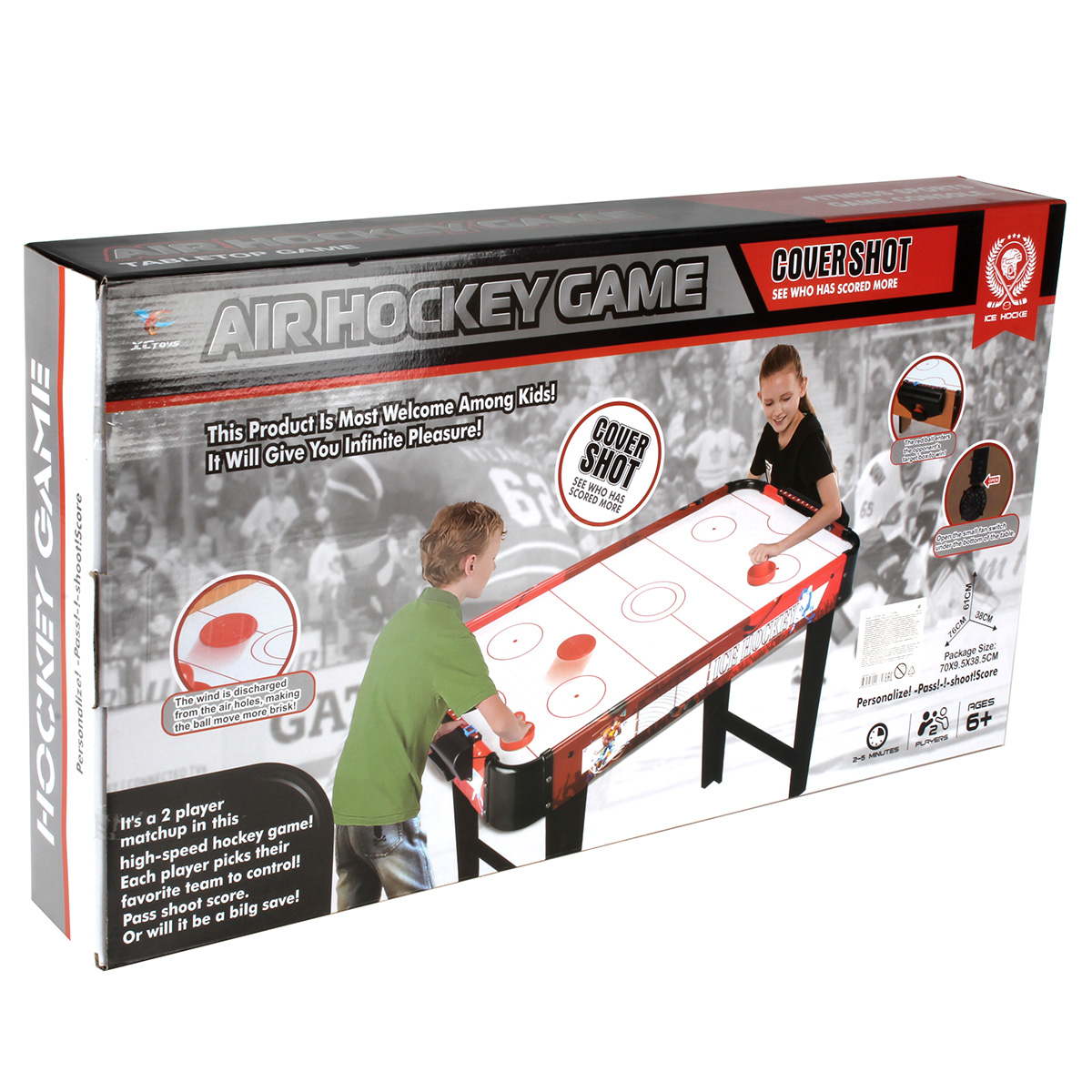 Настольная игра Veld Co аэрохоккей - фото 2