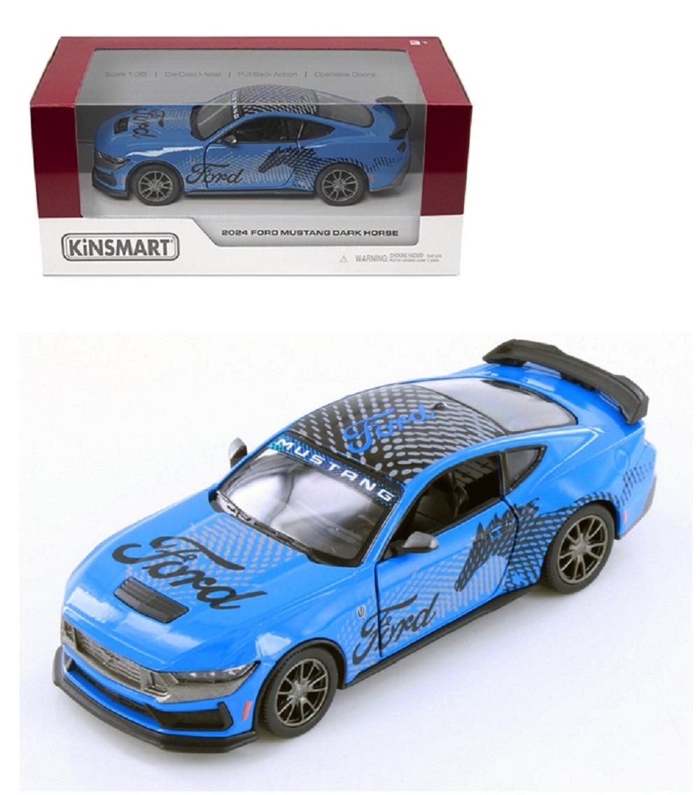 Автомобиль KINSMART Ford Mustang Dark Horse 2024 1:38 KT5455WF/4 - фото 1