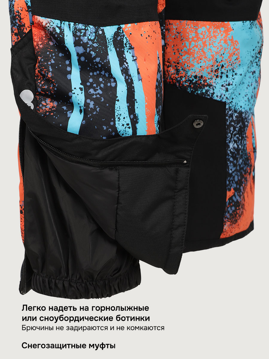 Комбинезон NIKASTYLE 8з1525 оранж/черный - фото 14