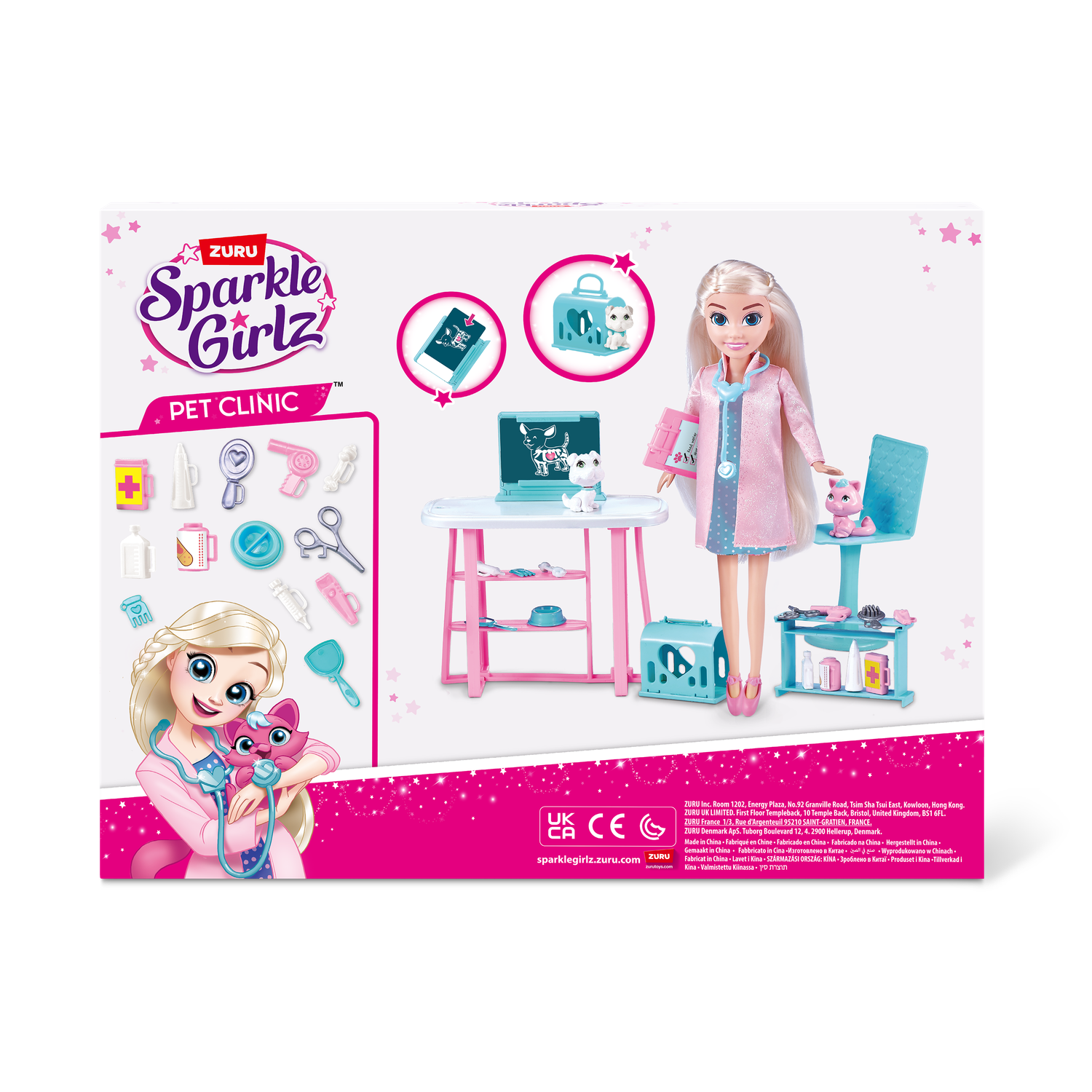 Кукла модельная Zuru Sparkle Girlz Ветеринарная клиника 100184 - фото 13