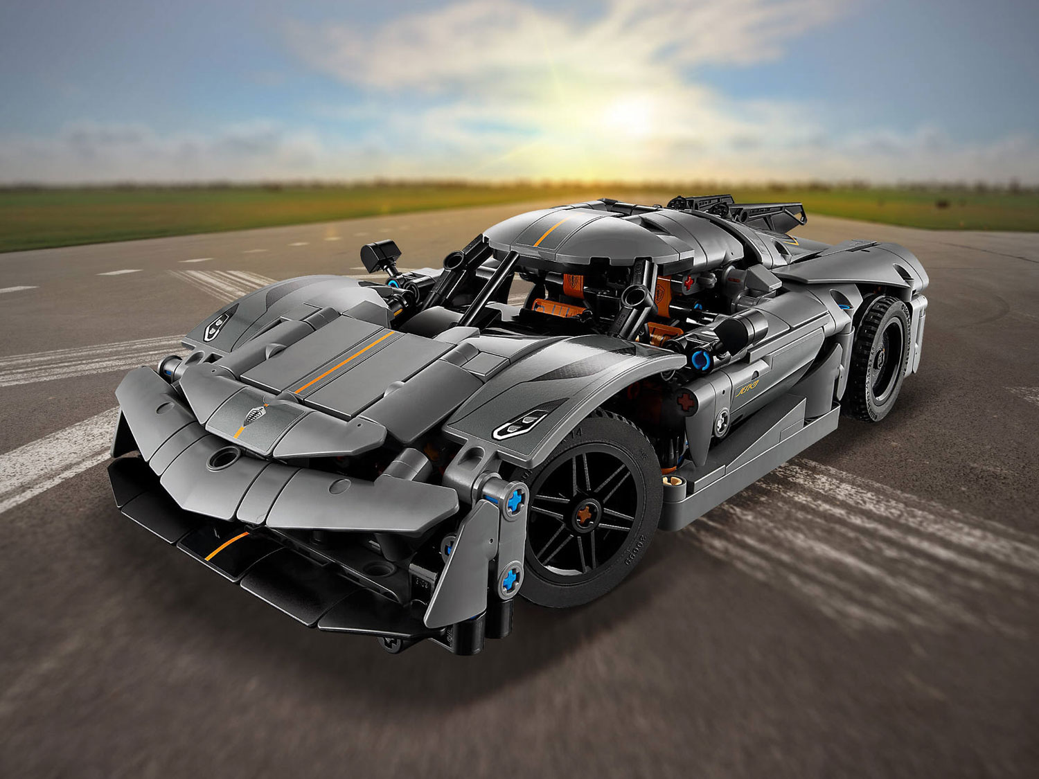 Конструктор LEGO Technic Koenigsegg Jesko Absolut Grey 801 дет. - фото 10
