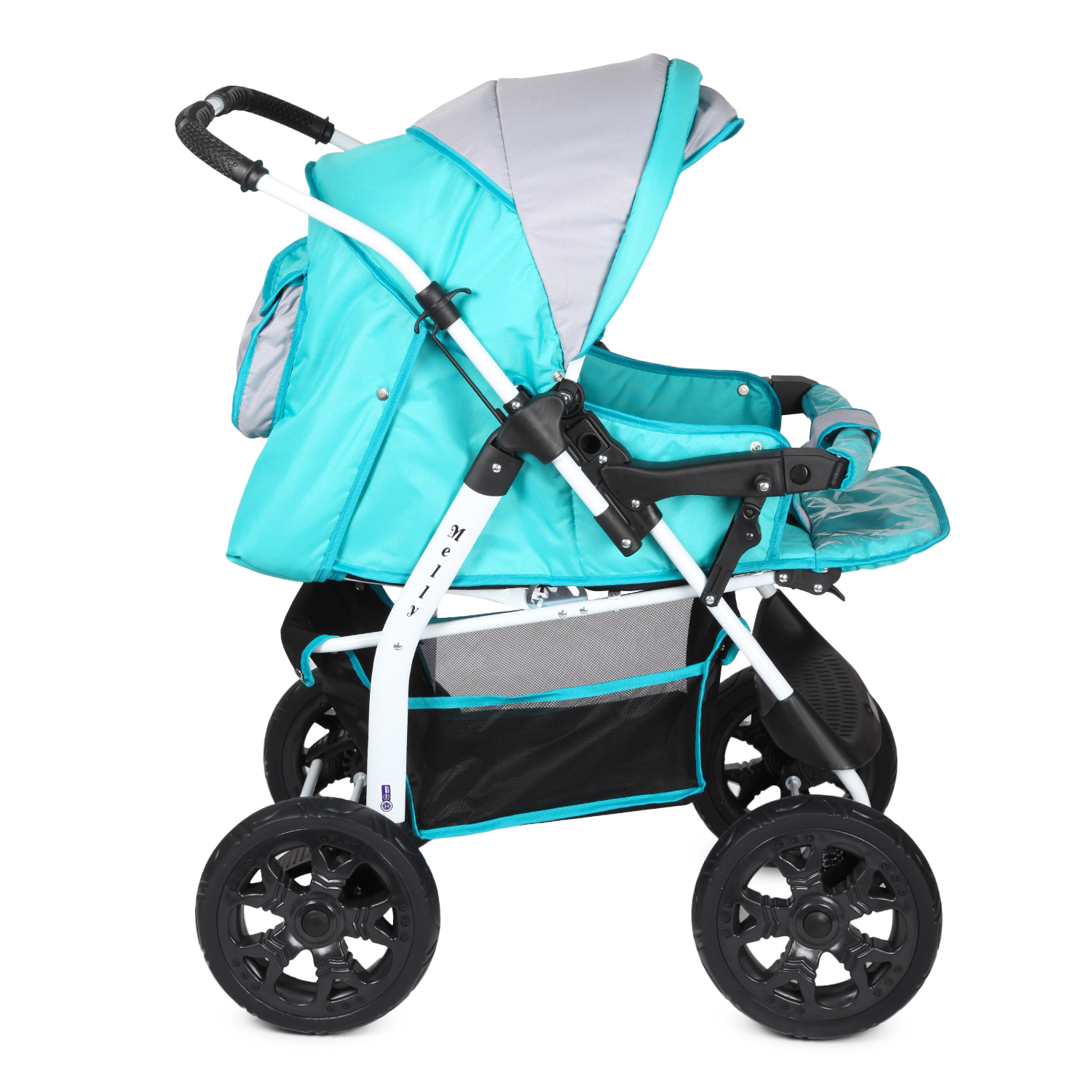 Коляска трансформер Babyton Blue голубой - фото 5