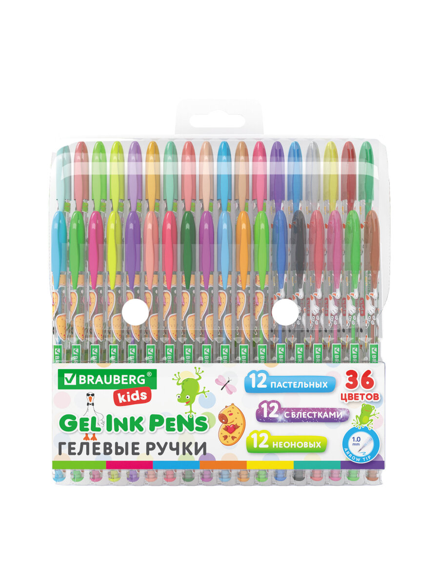 Ручка гелевая Brauberg 36 шт. - фото 2