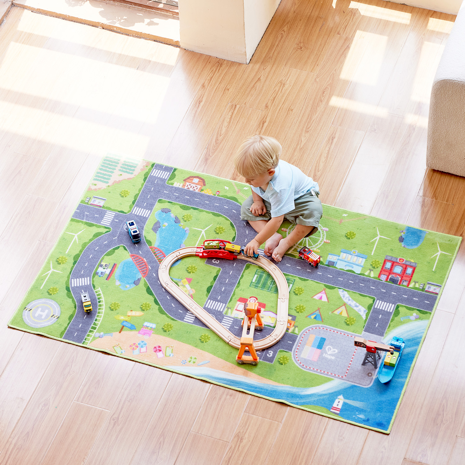 Игровой коврик Hape Дорожное движение E3796_HP - фото 2