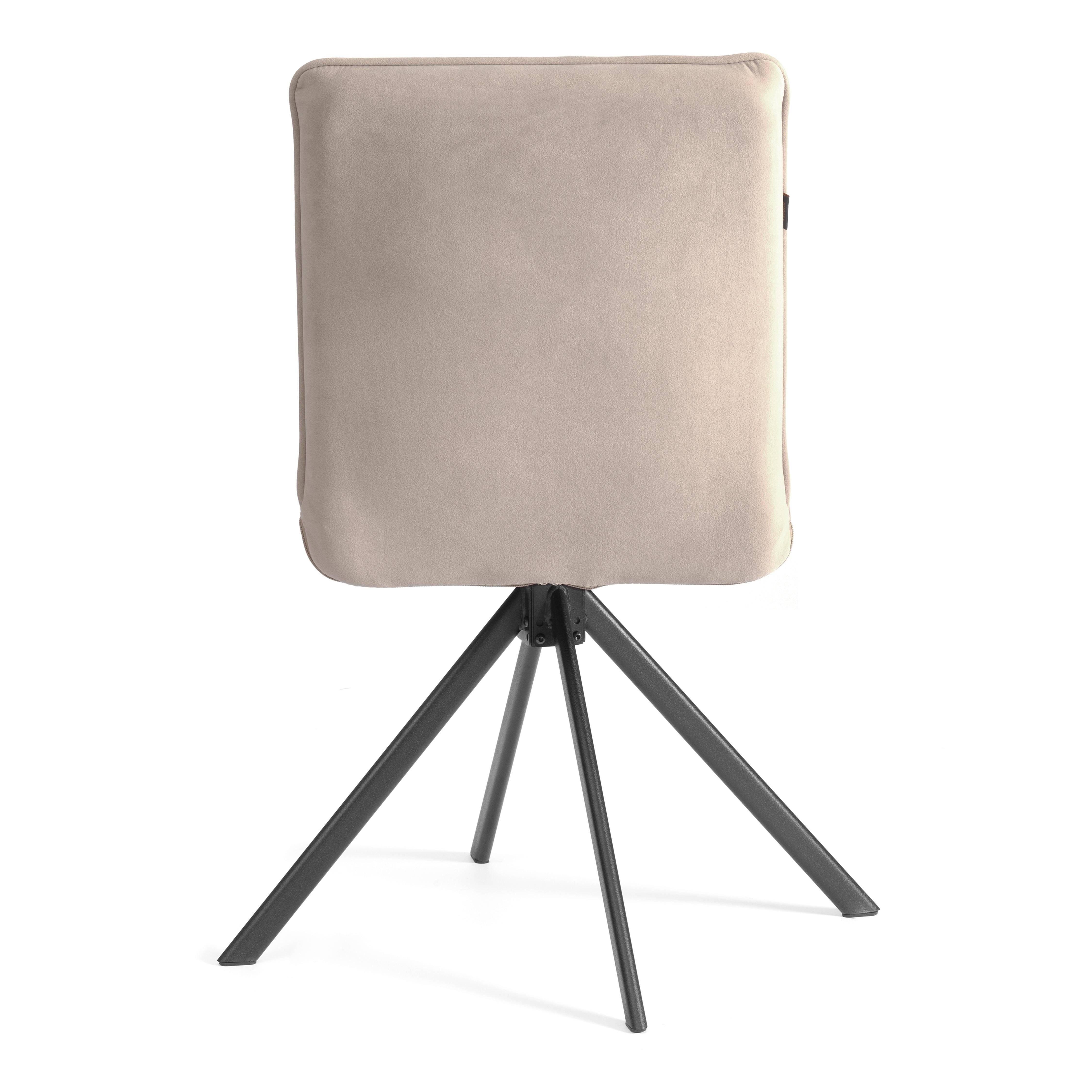 Стул TETCHAIR велюр, бежевый - фото 12