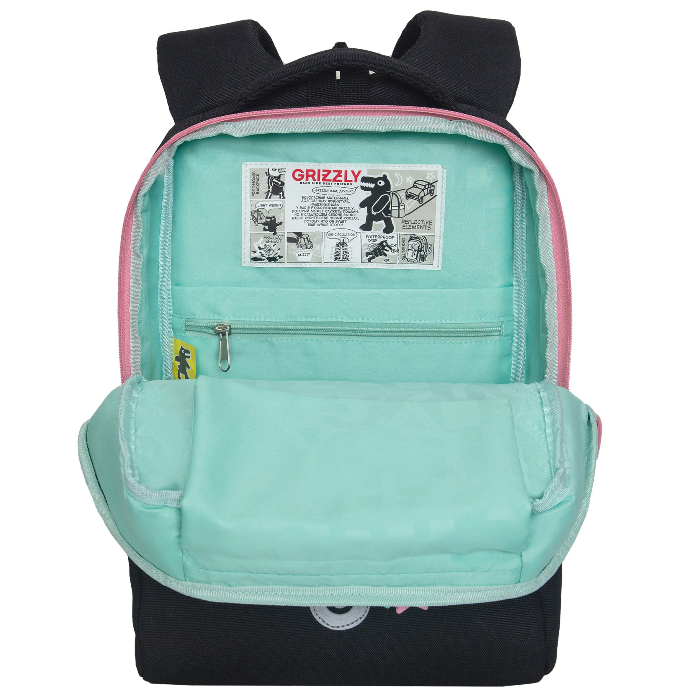 Рюкзак Grizzly для девочки - фото 4