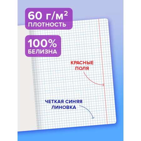 Общая тетрадь Brauberg клетка