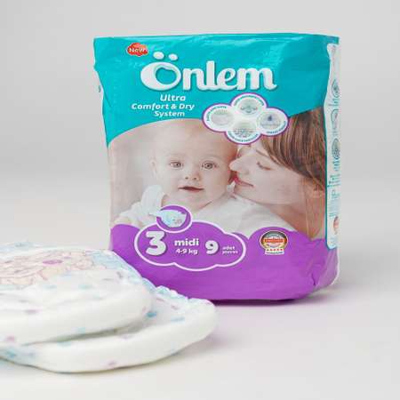 Подгузники Onlem Ultra Comfort 3 9 шт.