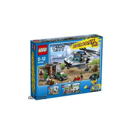 Конструктор LEGO City Суперпэк Полиция 3 в 1 66492 579 дет.