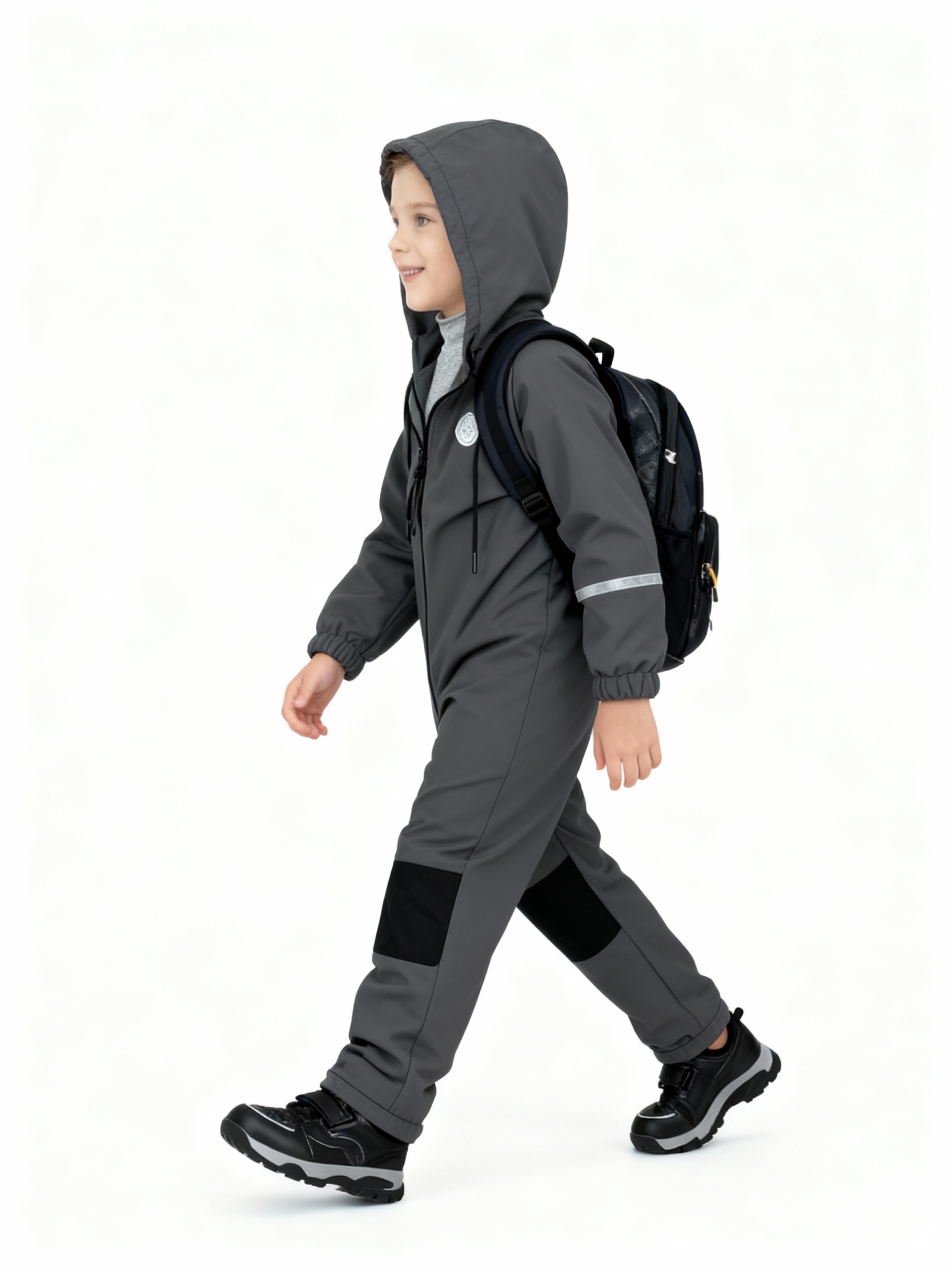 Комбинезон Arctic kids 30-043 серый - фото 2