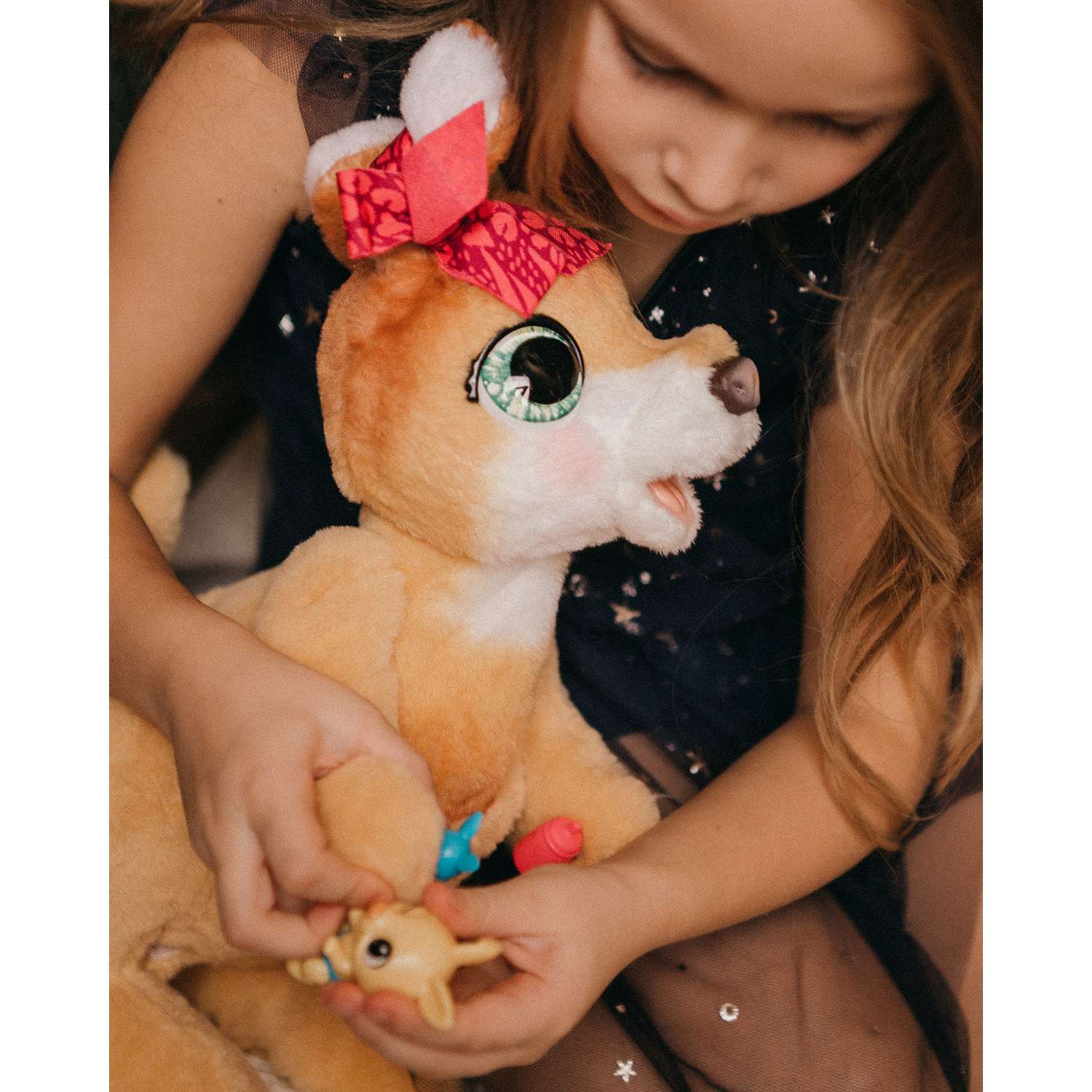 Игрушка мягкая FurReal Friends кенгуру Джози и ее малыши - фото 12