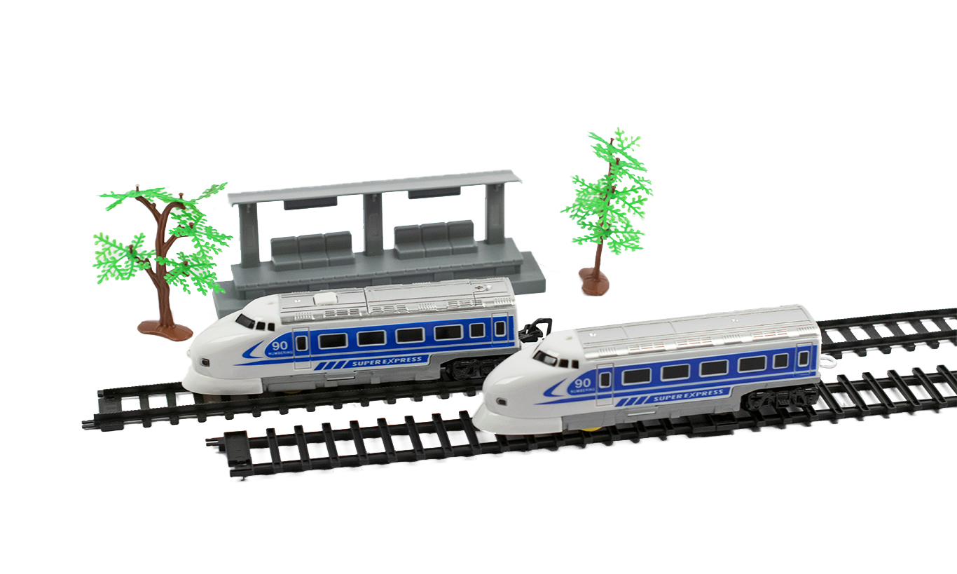 Набор железнодорожный SHARKTOYS 344 см 22200056 - фото 2