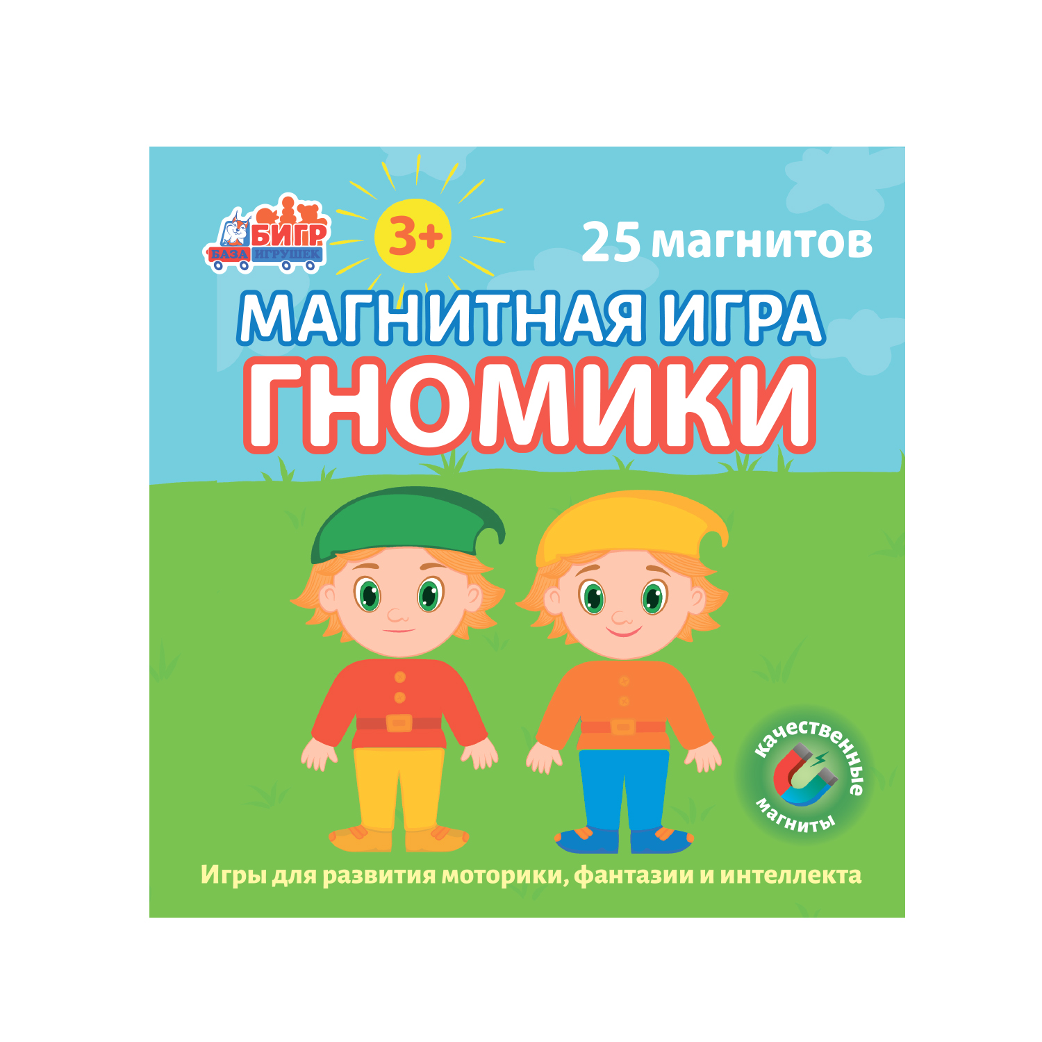 Настольная игра Бигр Гномики, магнитная УД136 - фото 5