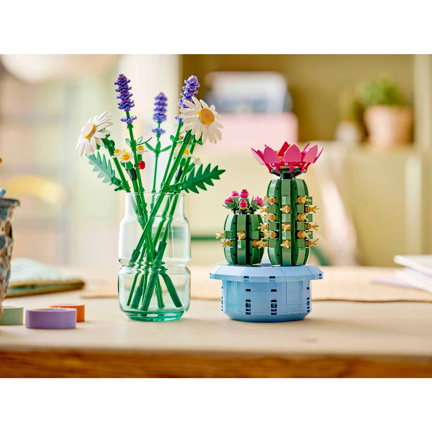 Конструктор LEGO Botanicals Цветущий кактус в горшке 482 дет. - фото 9