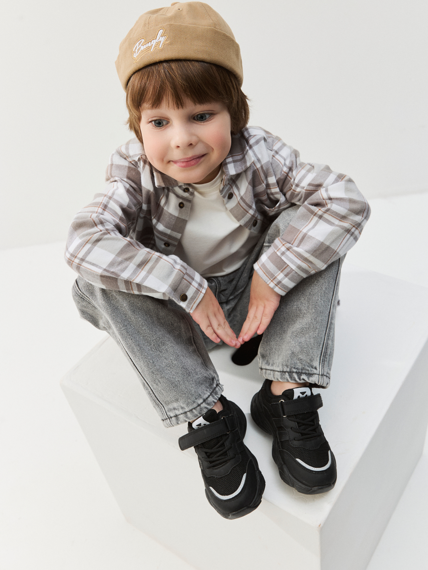 Кроссовки BUNGLY 1R9185/Уголь - фото 2