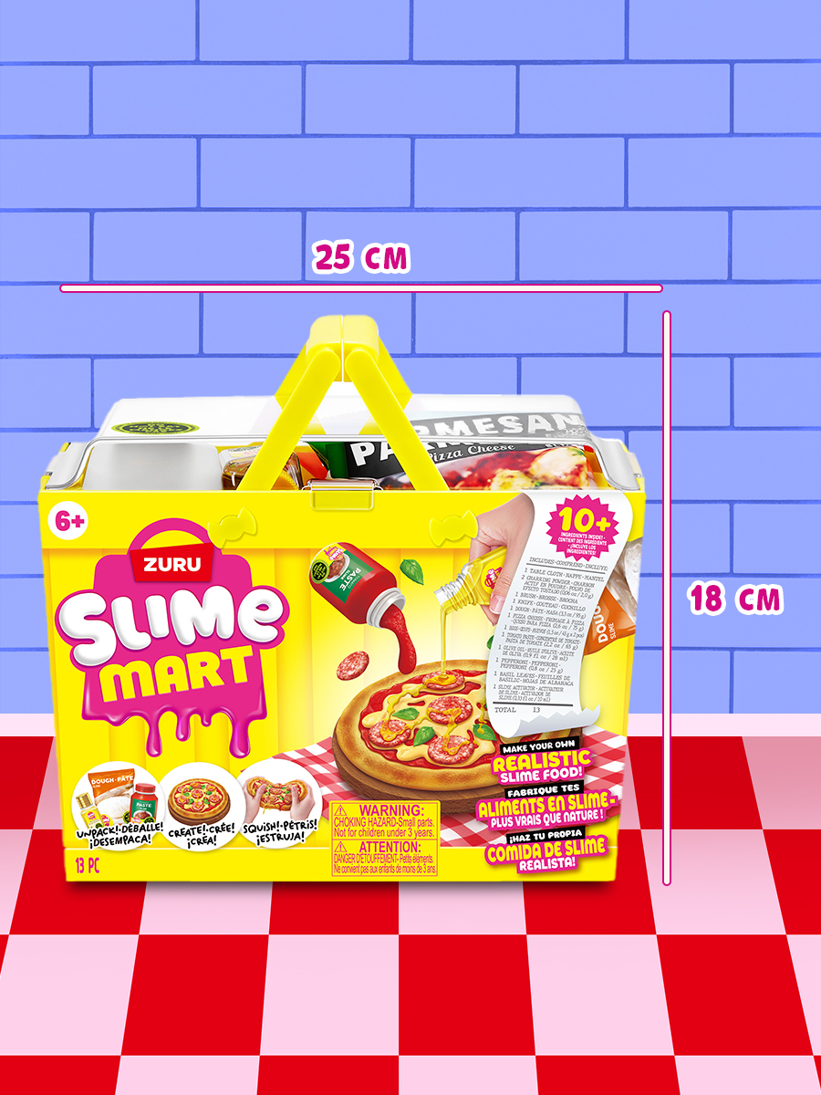 Игрушка-антистресс zuru SLIME MART слайм Пицца - фото 3