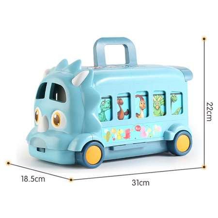 Игровой набор SHARKTOYS Автобус для животных