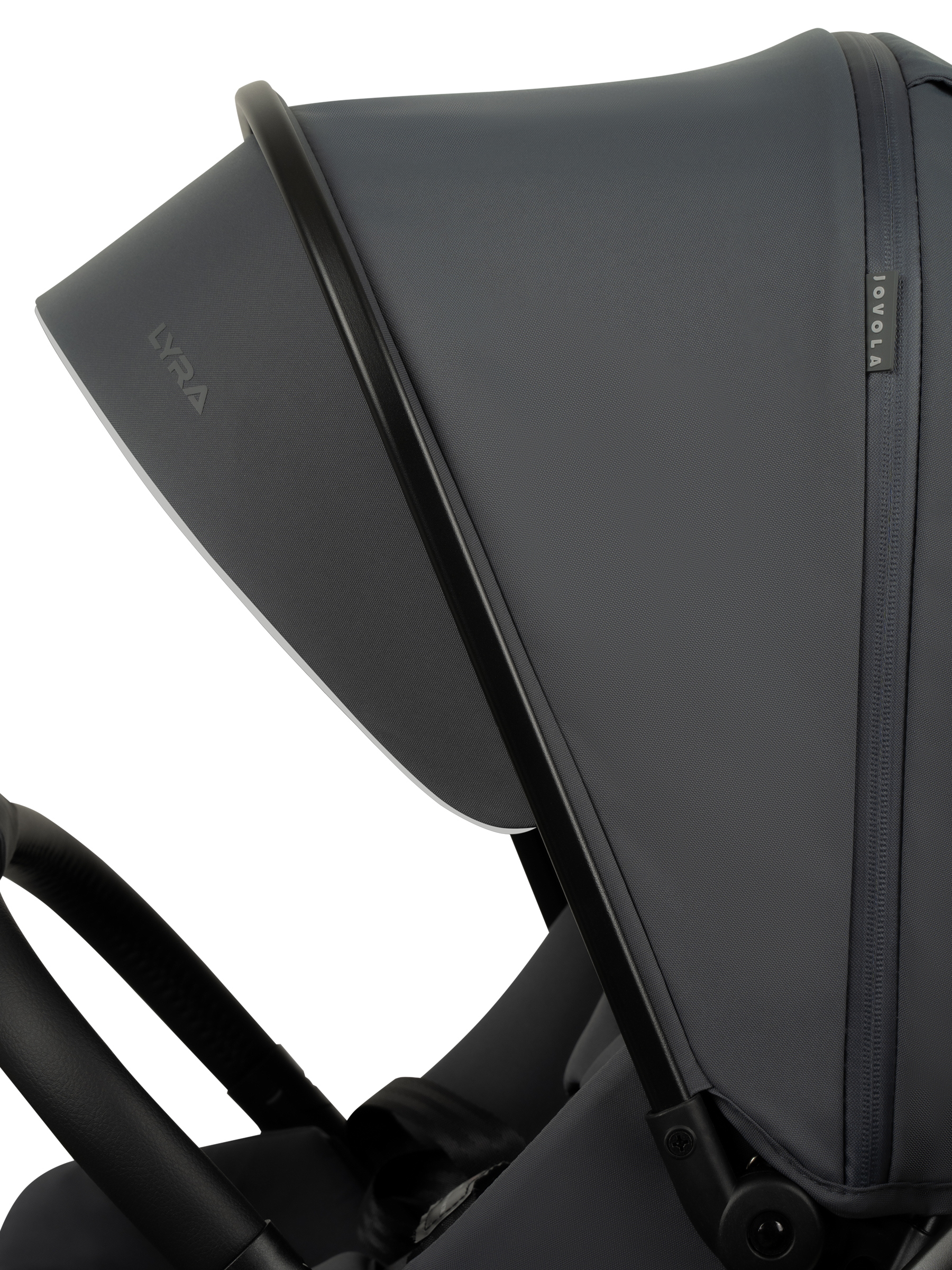 Коляска прогулочная JOVOLA LYRA серый - фото 37