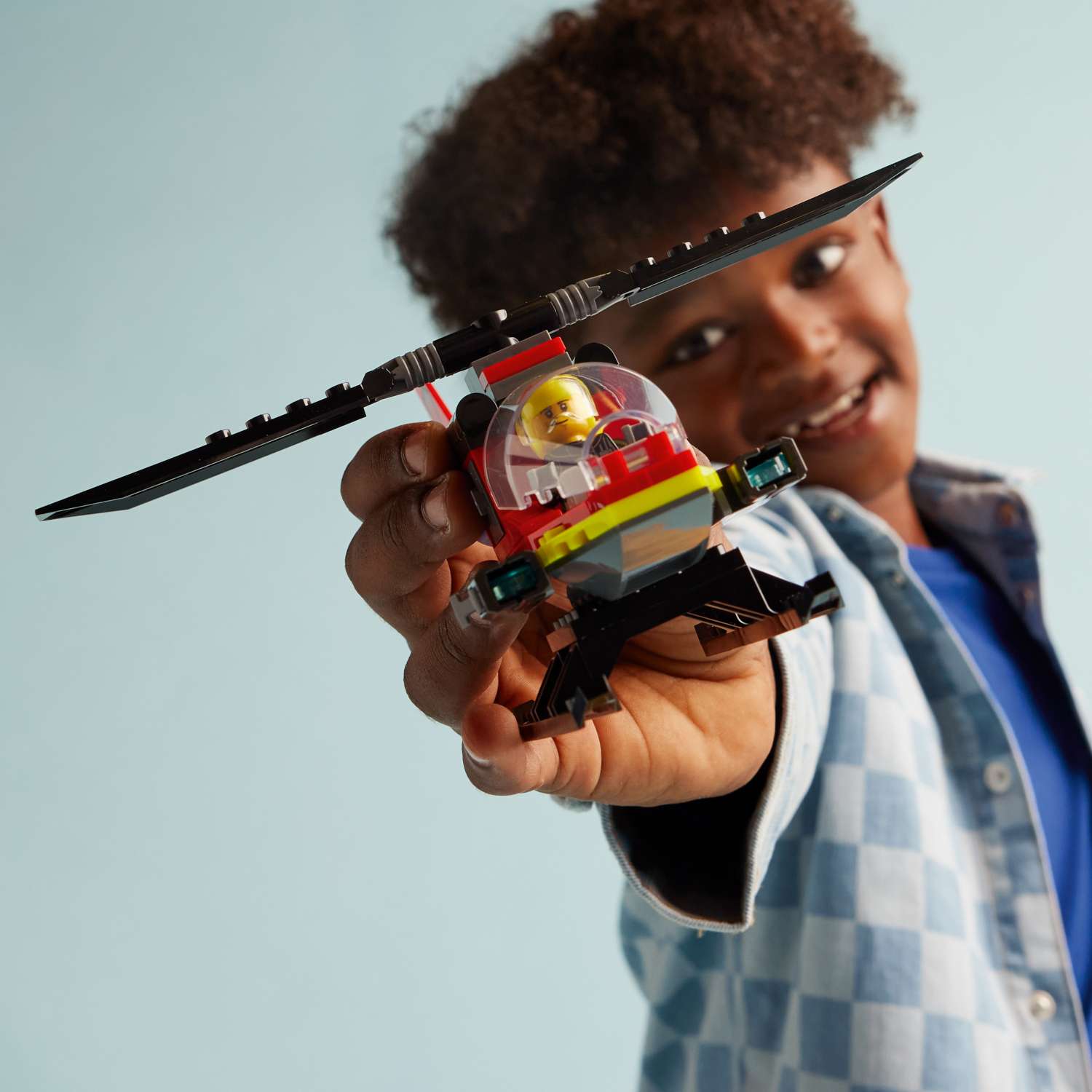 Конструктор LEGO City Пожарно-спасательный вертолет 85 дет. - фото 9