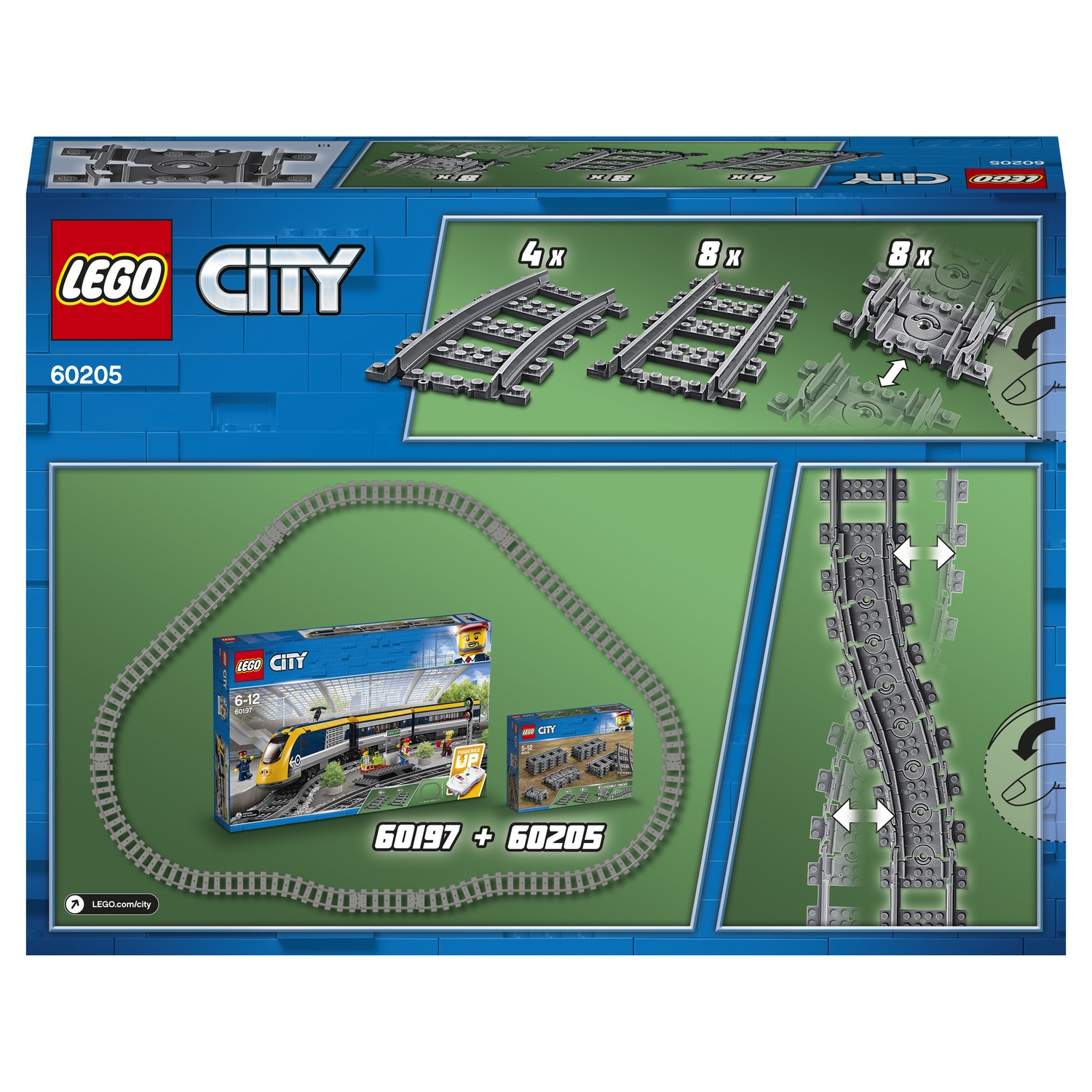 Конструктор LEGO City Trains Рельсы - фото 3