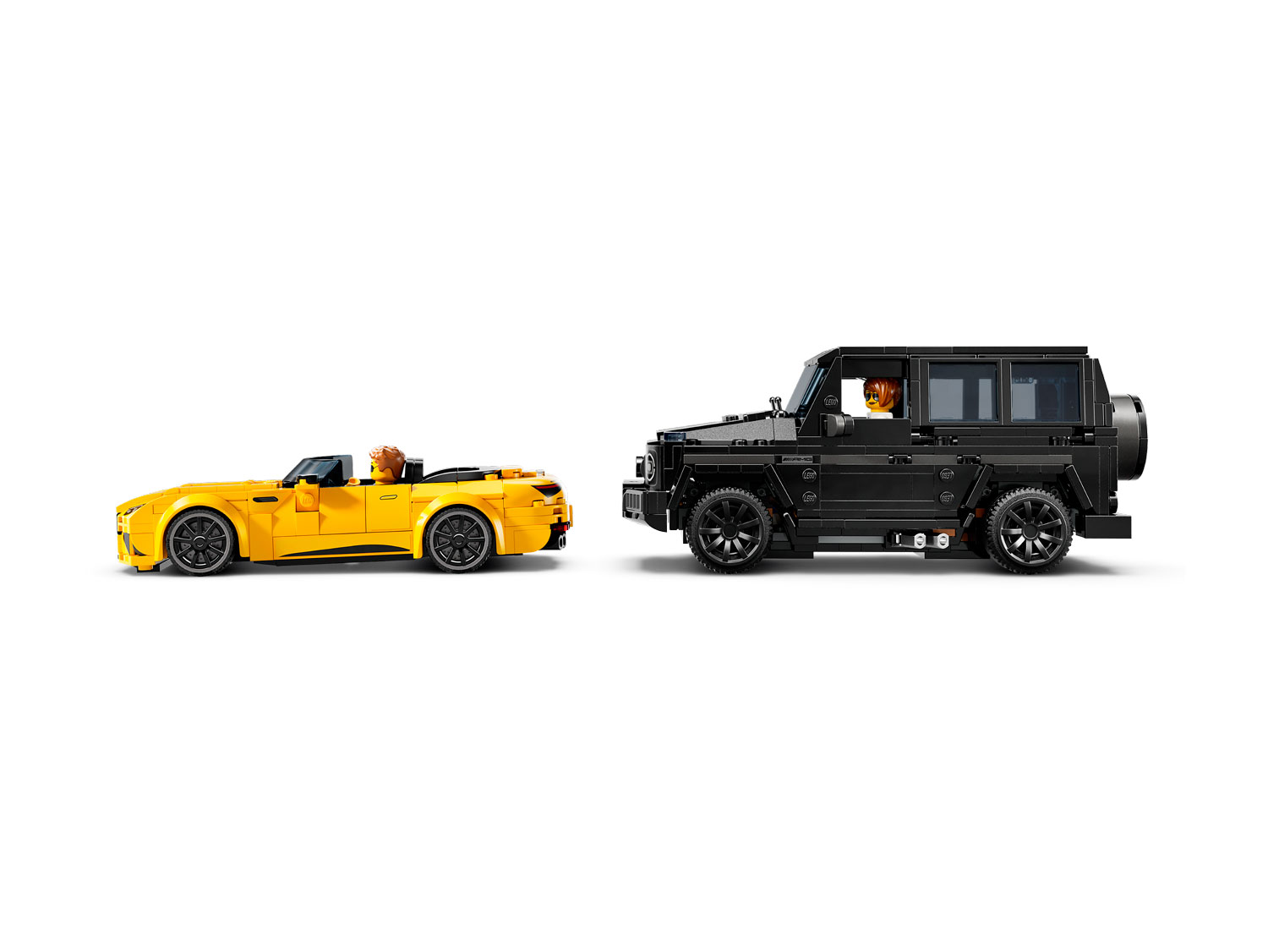 Конструктор LEGO Speed Champions Mercedes-AMG G 63 и SL 63 808 дет. - фото 4