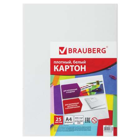 Цветной картон Brauberg 5 лист.