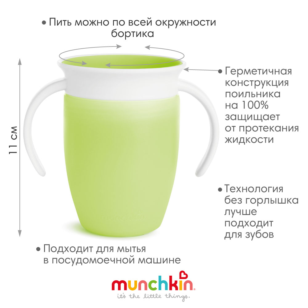 Поильник Munchkin 207 мл в ассортименте - фото 3