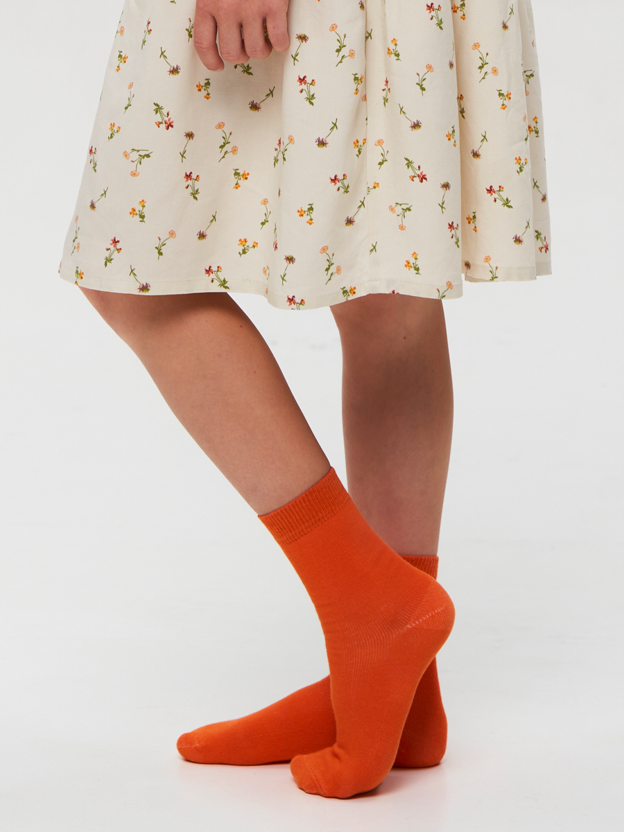 Носки 3 пары Babushka D3 Оранжевые - фото 7