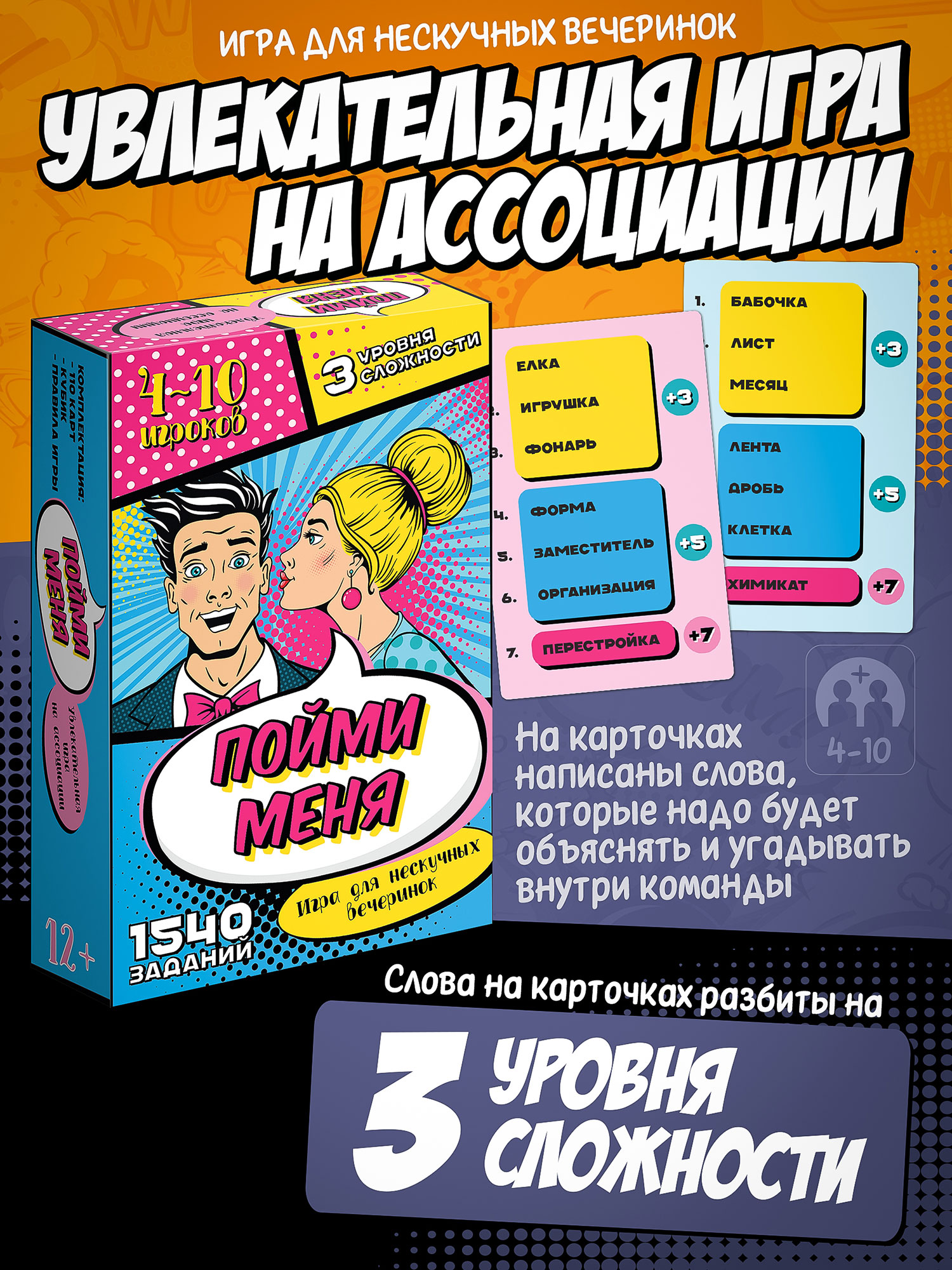 Настольная игра Нескучные игры Пойми меня - фото 2