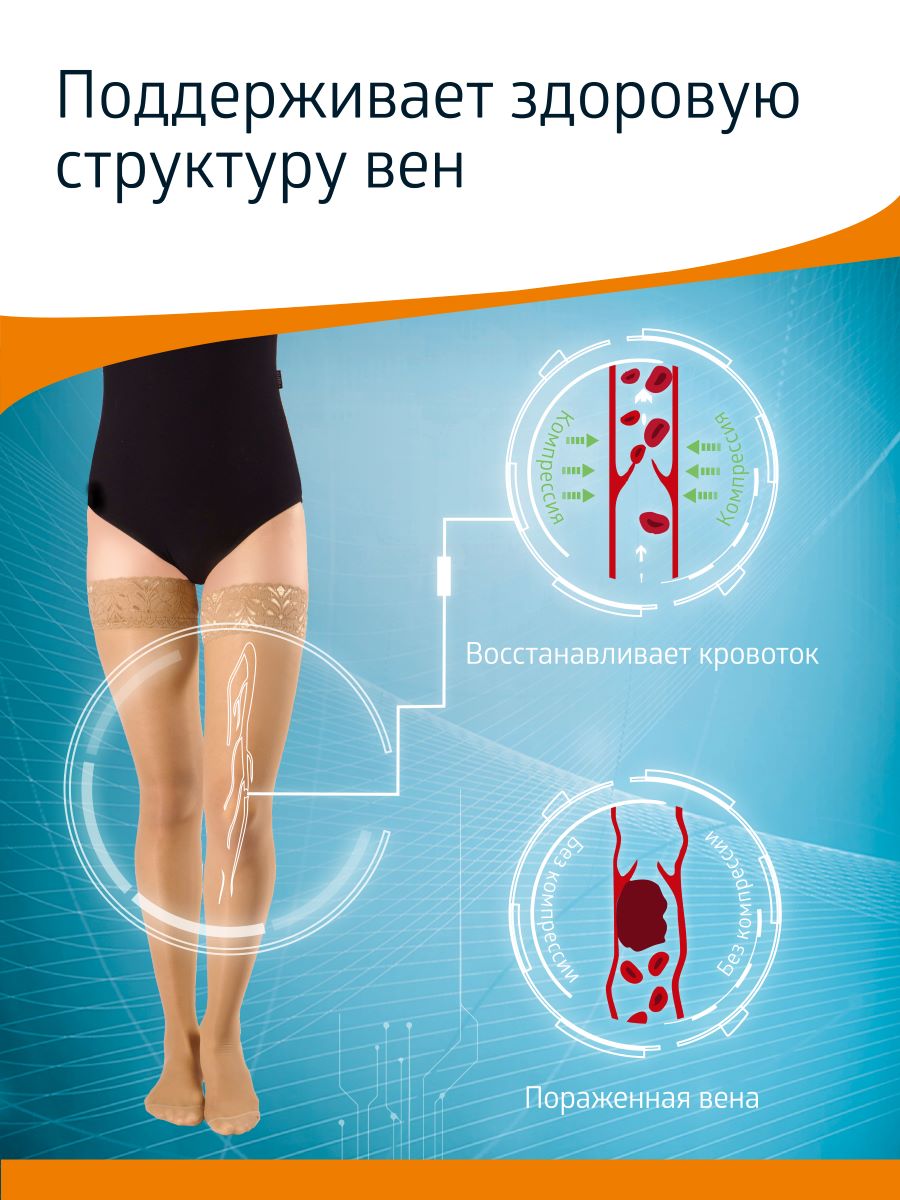 Чулки B.Well JW-222Natural - фото 18