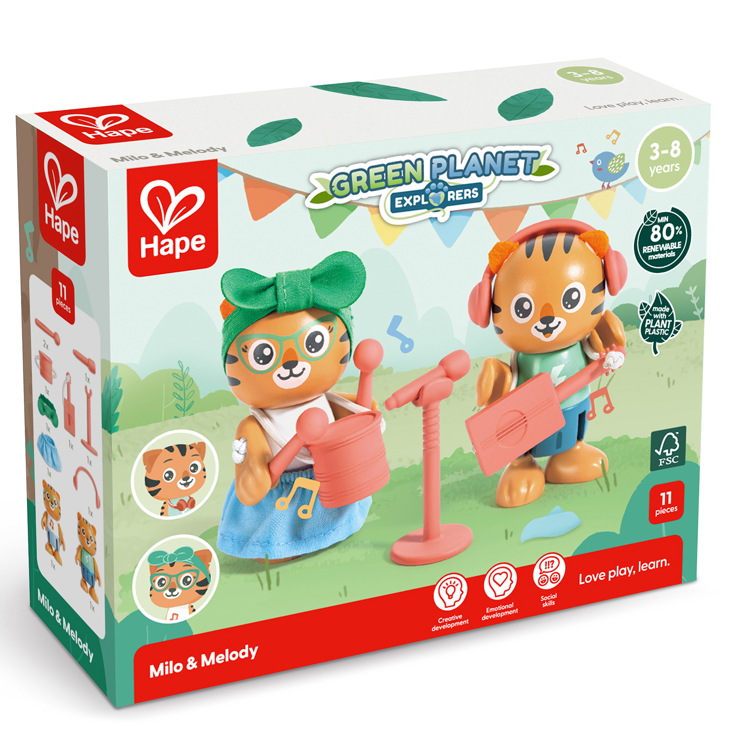 Игровой набор Hape Майло и Мелоди - фото 3