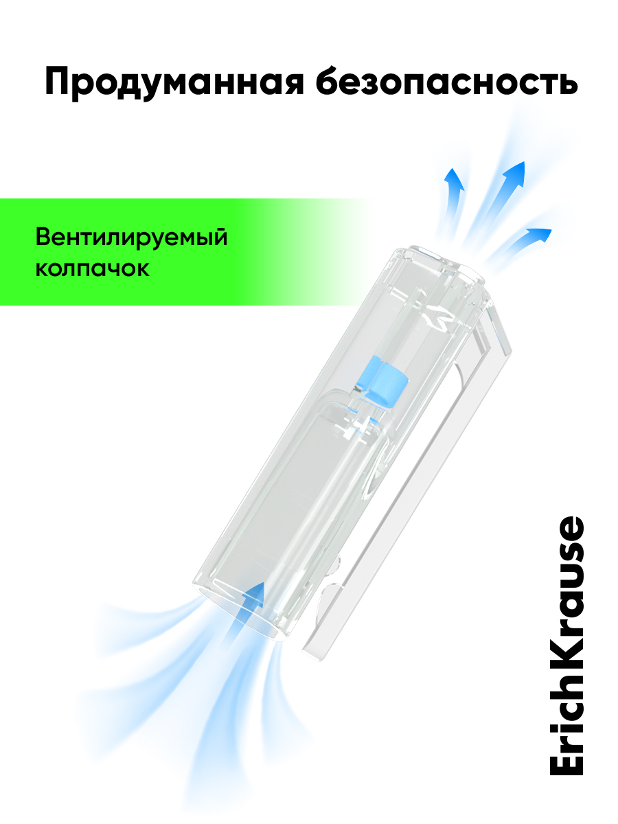 Ручка гелевая ErichKrause 6 шт. - фото 7